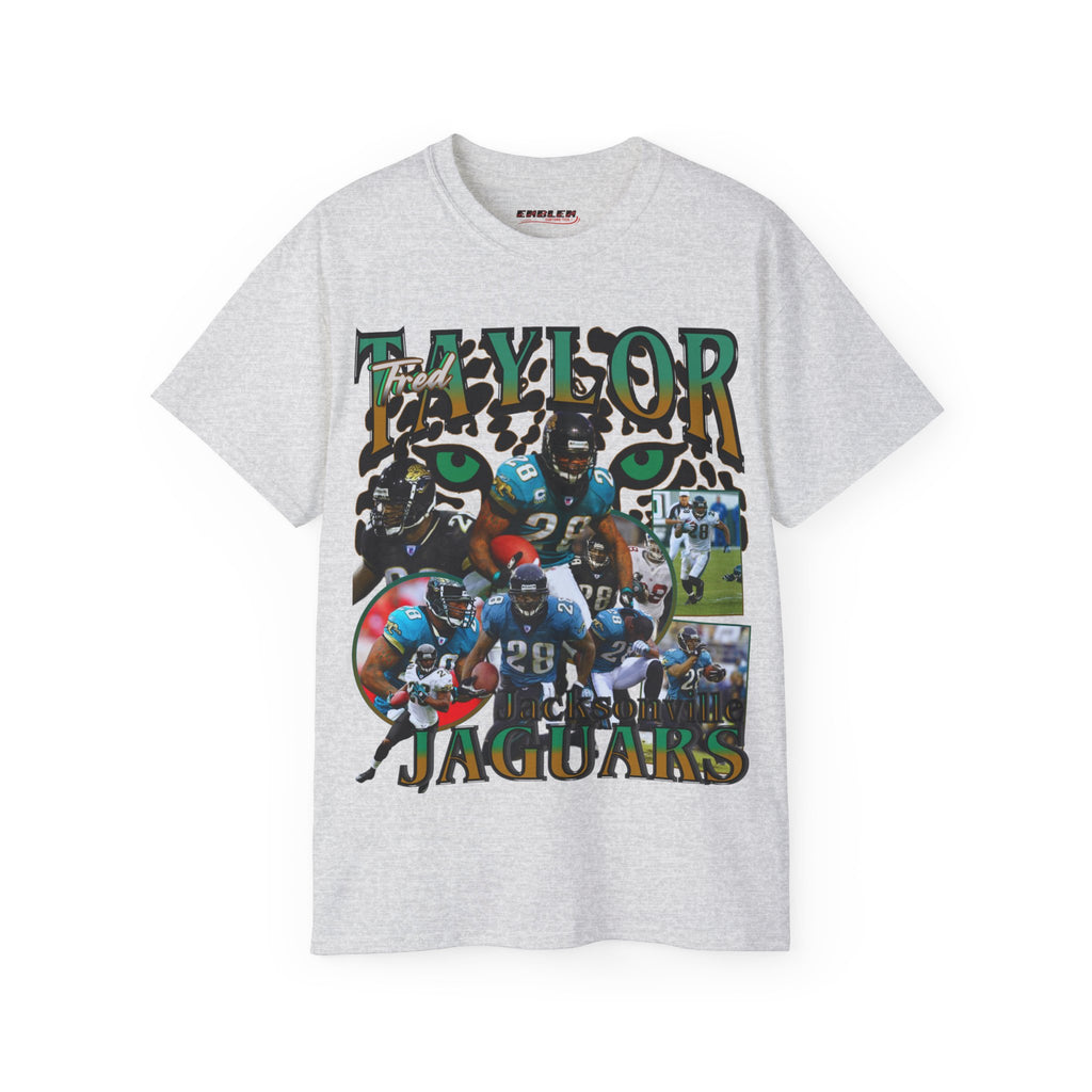 Ash Grey Fred Taylor Jaguars T Shirt