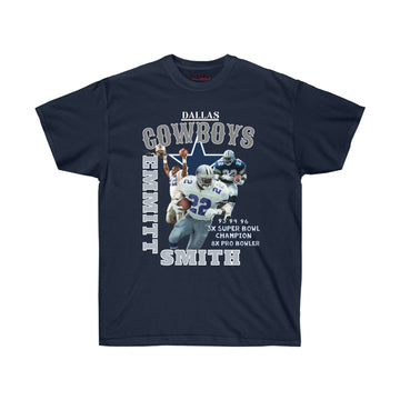 Navy Blue Emmitt Smith T-Shirt 