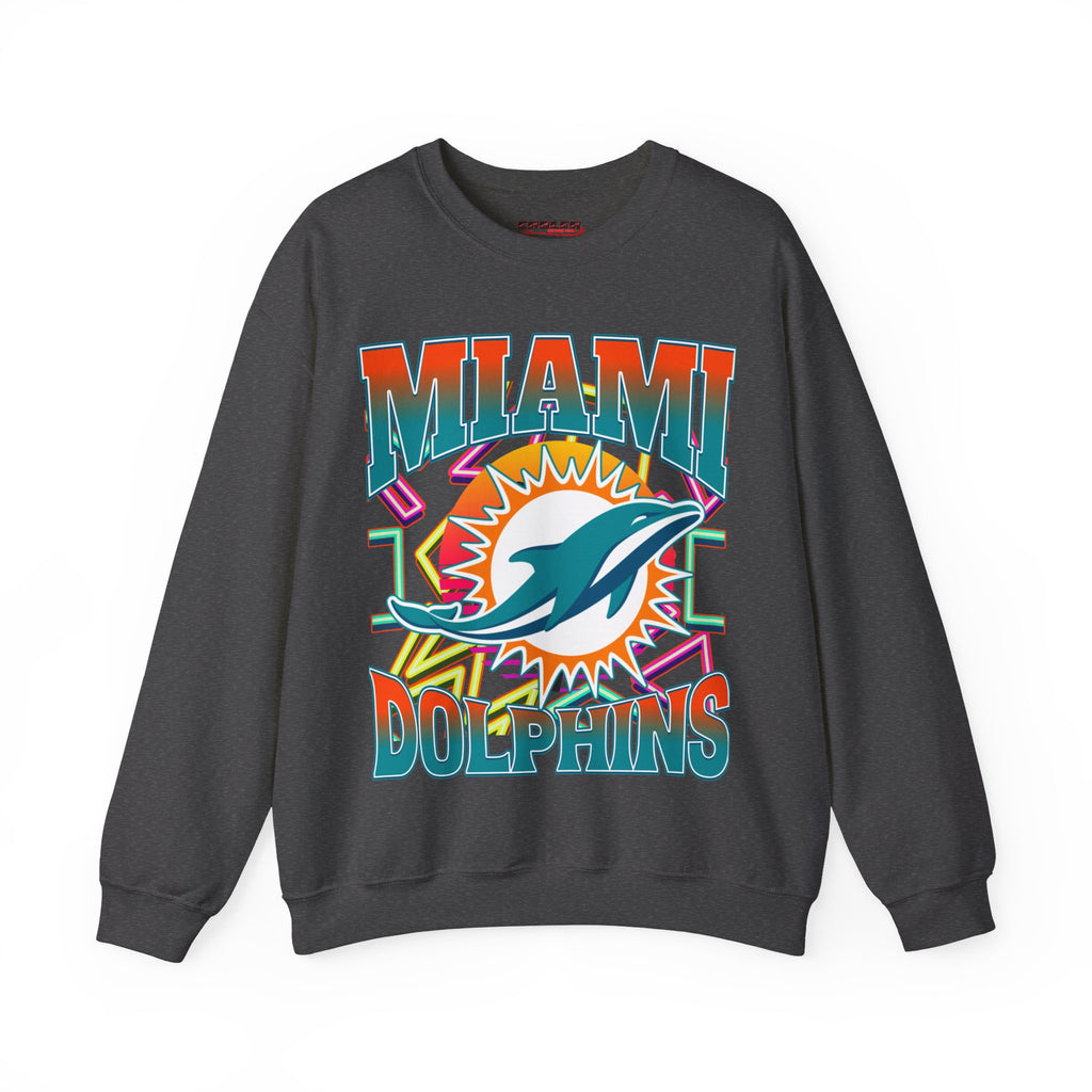 Dark Heather Grey Miami Dolphins Sweatshirt 