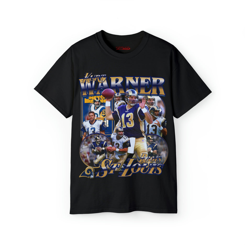 All Black Kurt Warner T Shirt 