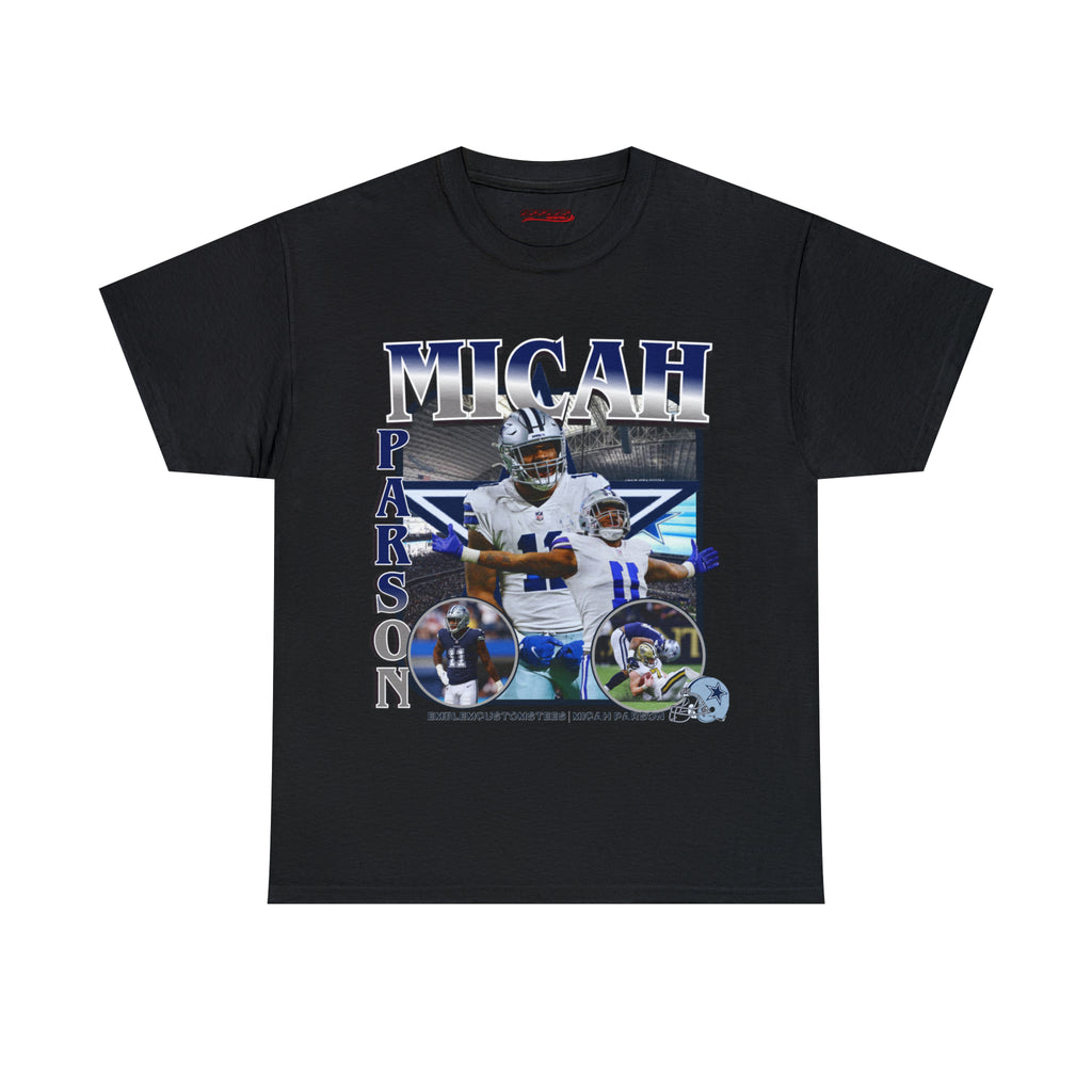 All Black Micah Parson Football T-Shirt 