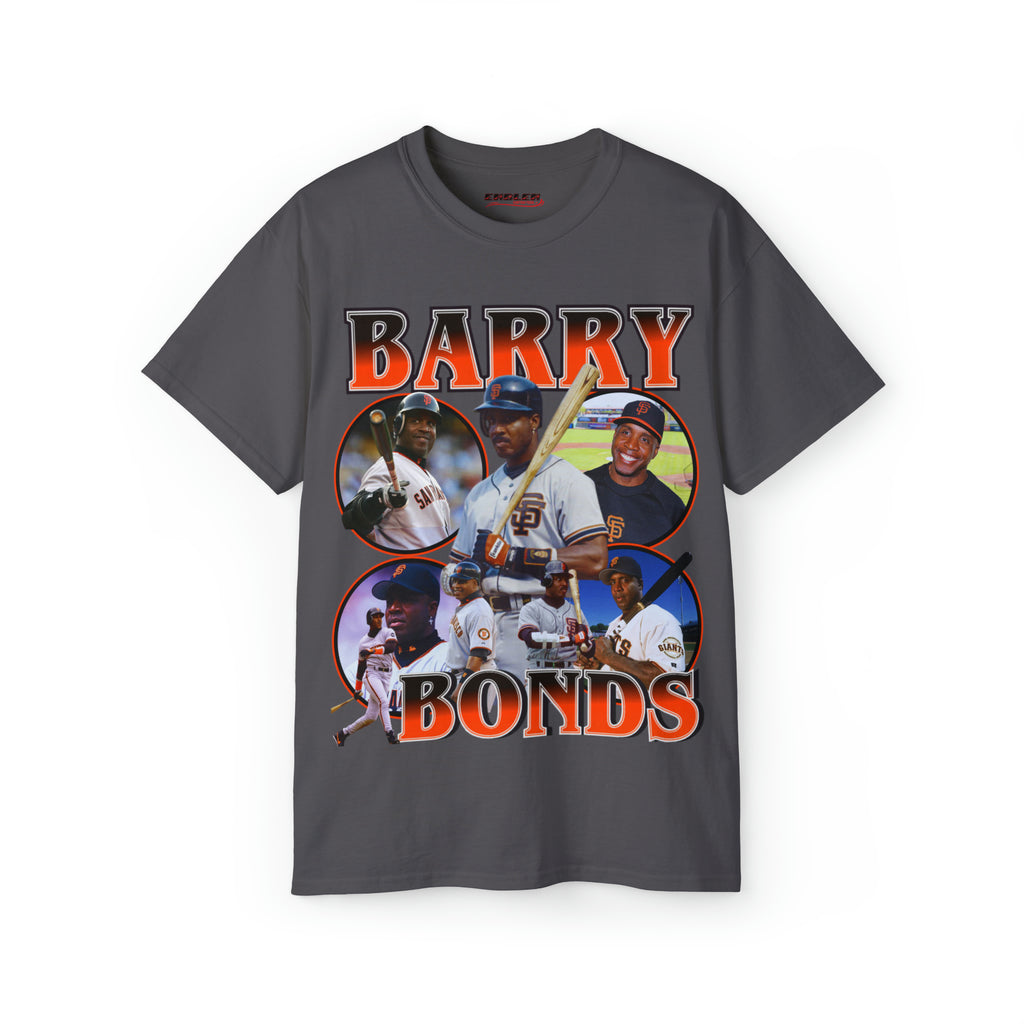 Charcoal Grey Barry Bonds Giants T Shirt