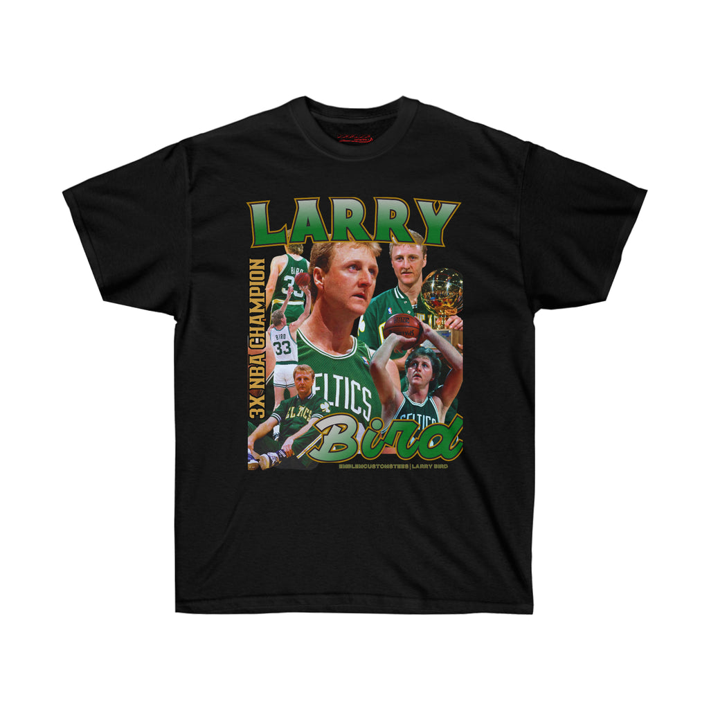 All Black Larry Bird T-Shirt 