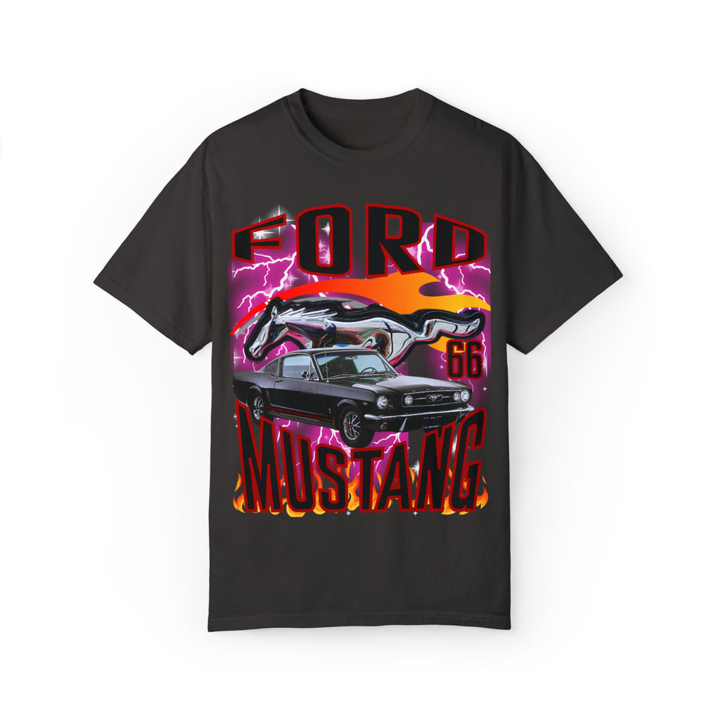 Dark Grey Ford Mustang T Shirt 