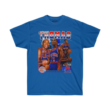 Royal Blue Detroit Piston Isiah Thomas T-Shirt 