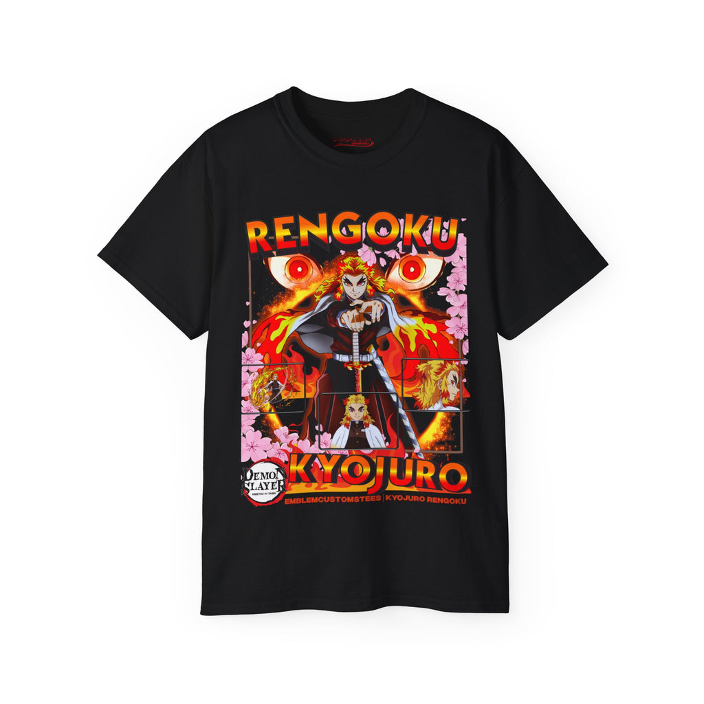 All Black Rengoku KyoJuro T-Shirt 