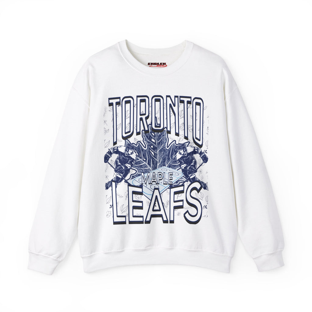 All White Toronto Maple Leafs Sweatshirt