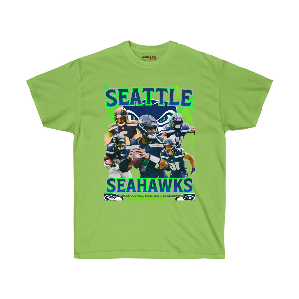 Lime Green Seattle Seahawks T-Shirt 