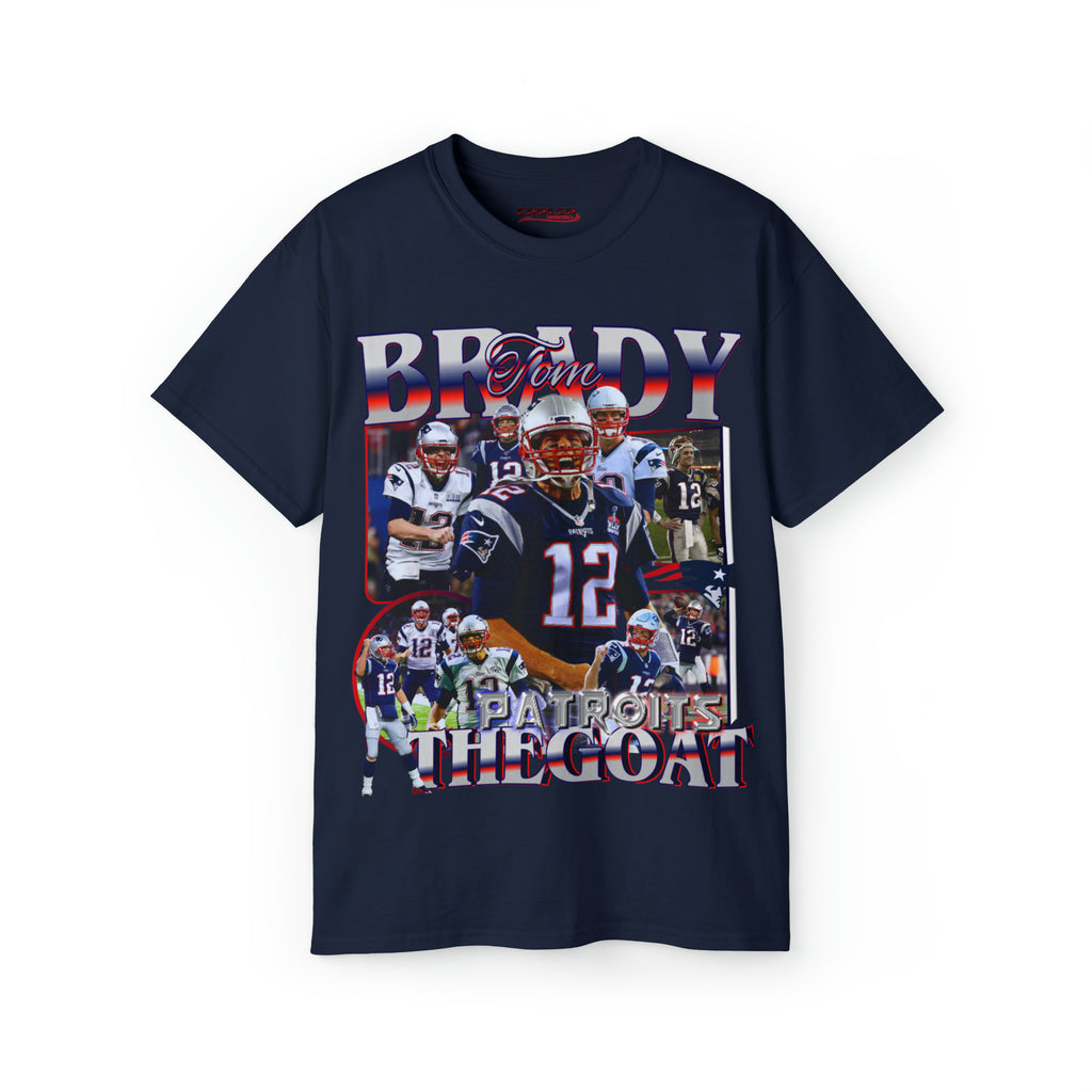 Navy Blue Tom Brady Patriots T Shirt  