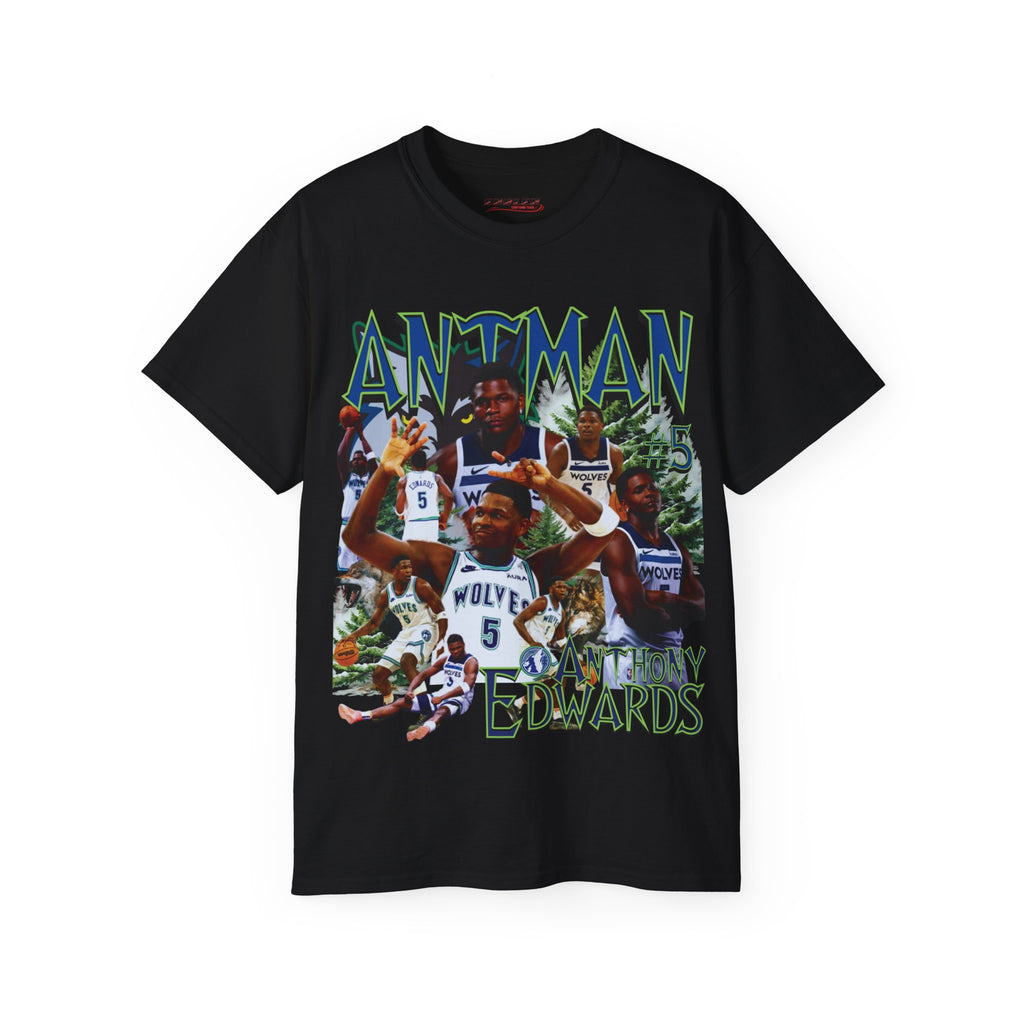 All Black Antman Anthony Edwards T Shirt 