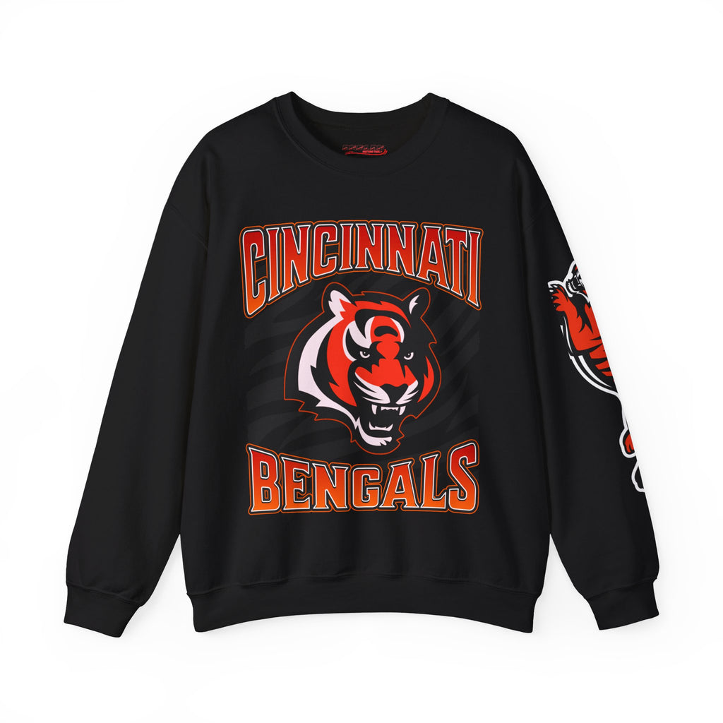 All Black Cincinnati Bengals Sweatshirt