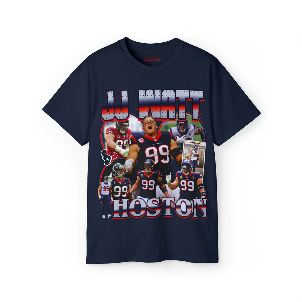 Navy Blue JJ Watt Texans T Shirt