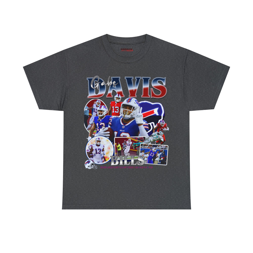 Dark Heather Gabe Davis Football T-Shirt 