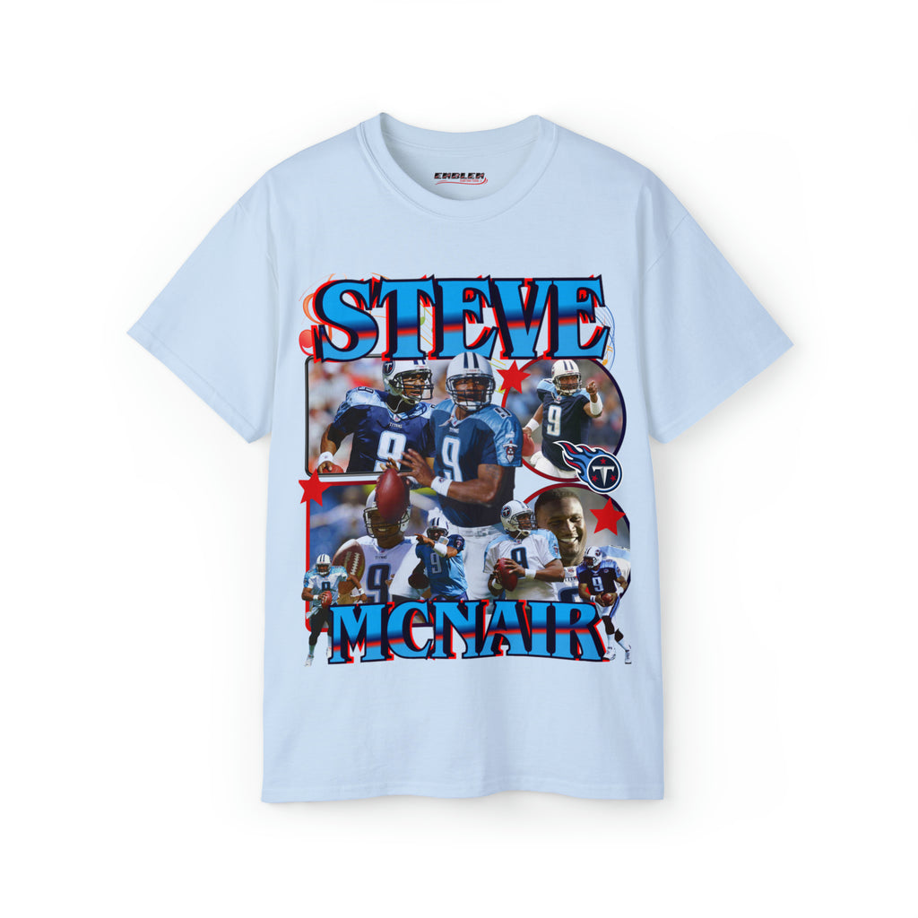 Sky Blue Steve McNair Titans T Shirt