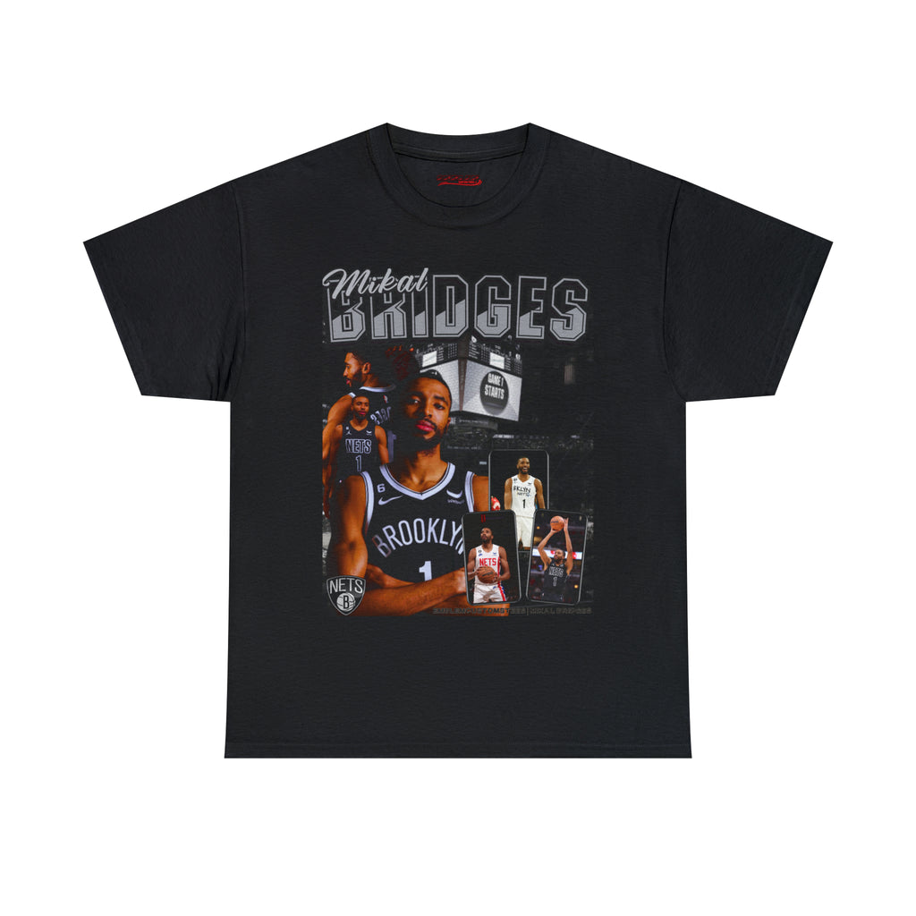 All Black Mikal Bridges Basketball T-Shirt 