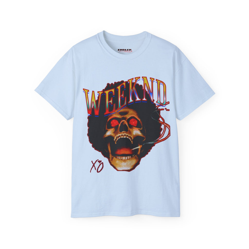 Light Blue The Weeknd T Shirt 