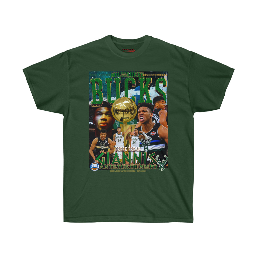 Forest Green Giannis Antetokounmpo T-Shirt