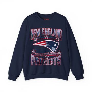 Navy Blue New England Patriots Sweatshirt