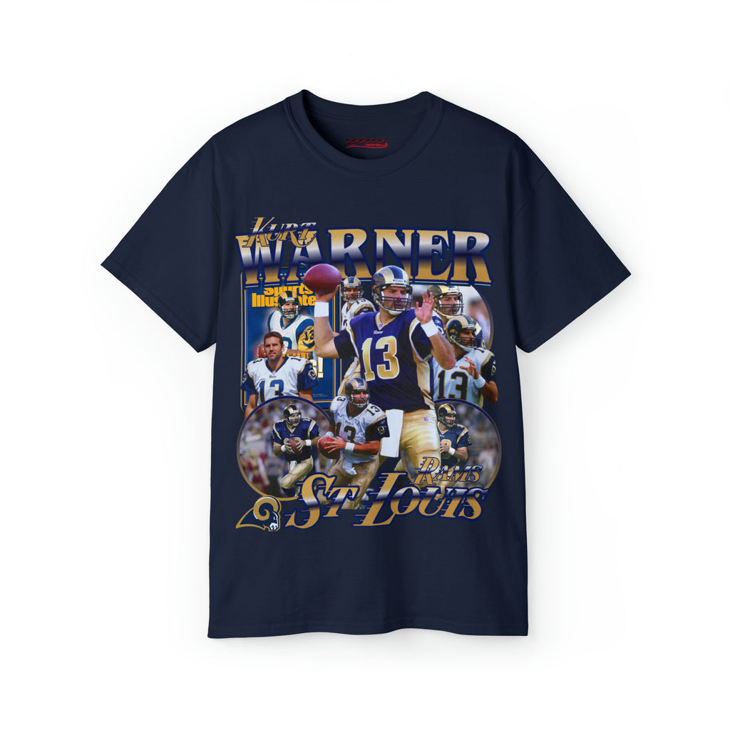 Navy Blue Kurt Warner T Shirt