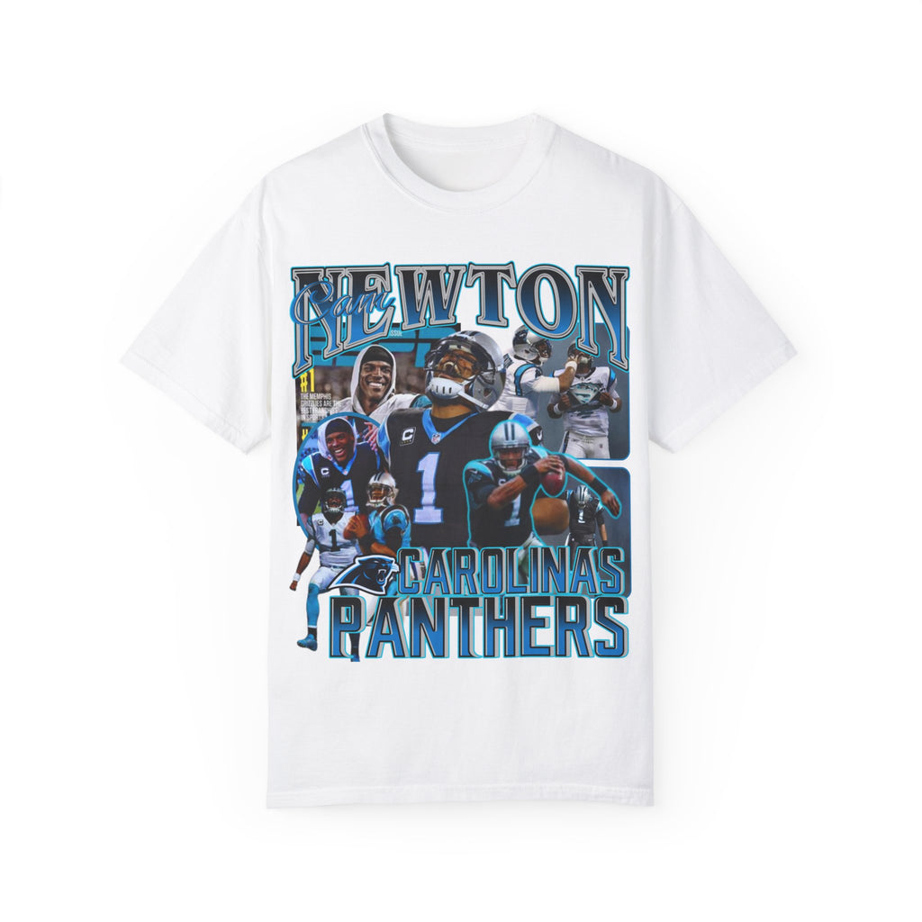 All White Cam Newton T Shirt 