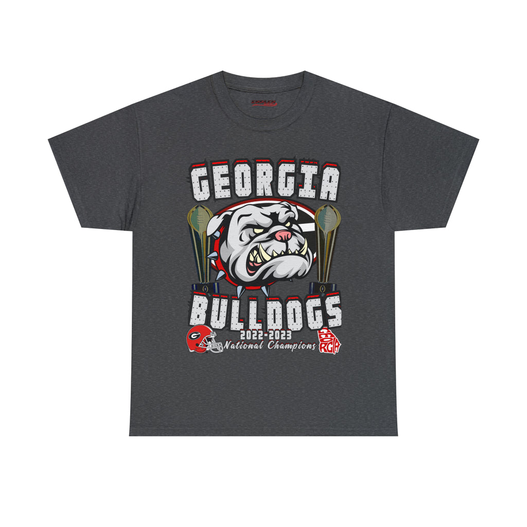 Dark Heather Georgia Bulldogs Football T-Shirt 