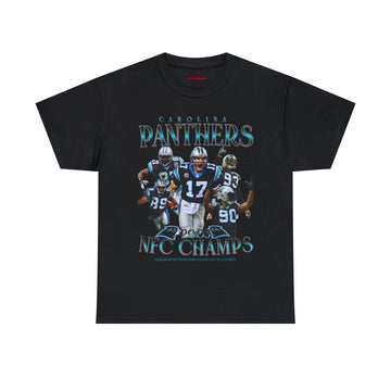 All Black Carolina Panthers Football T-Shirt 