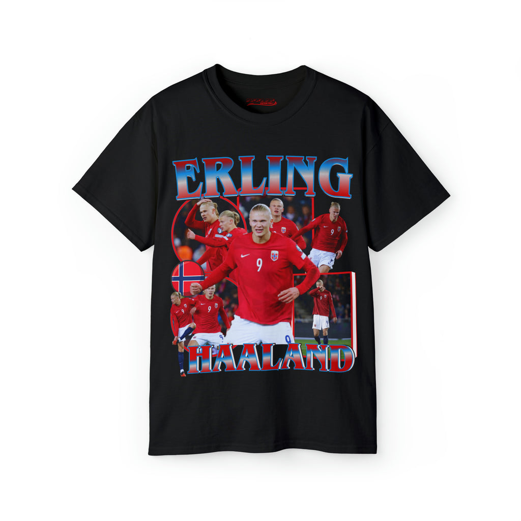 All Black Erling Haaland T Shirt