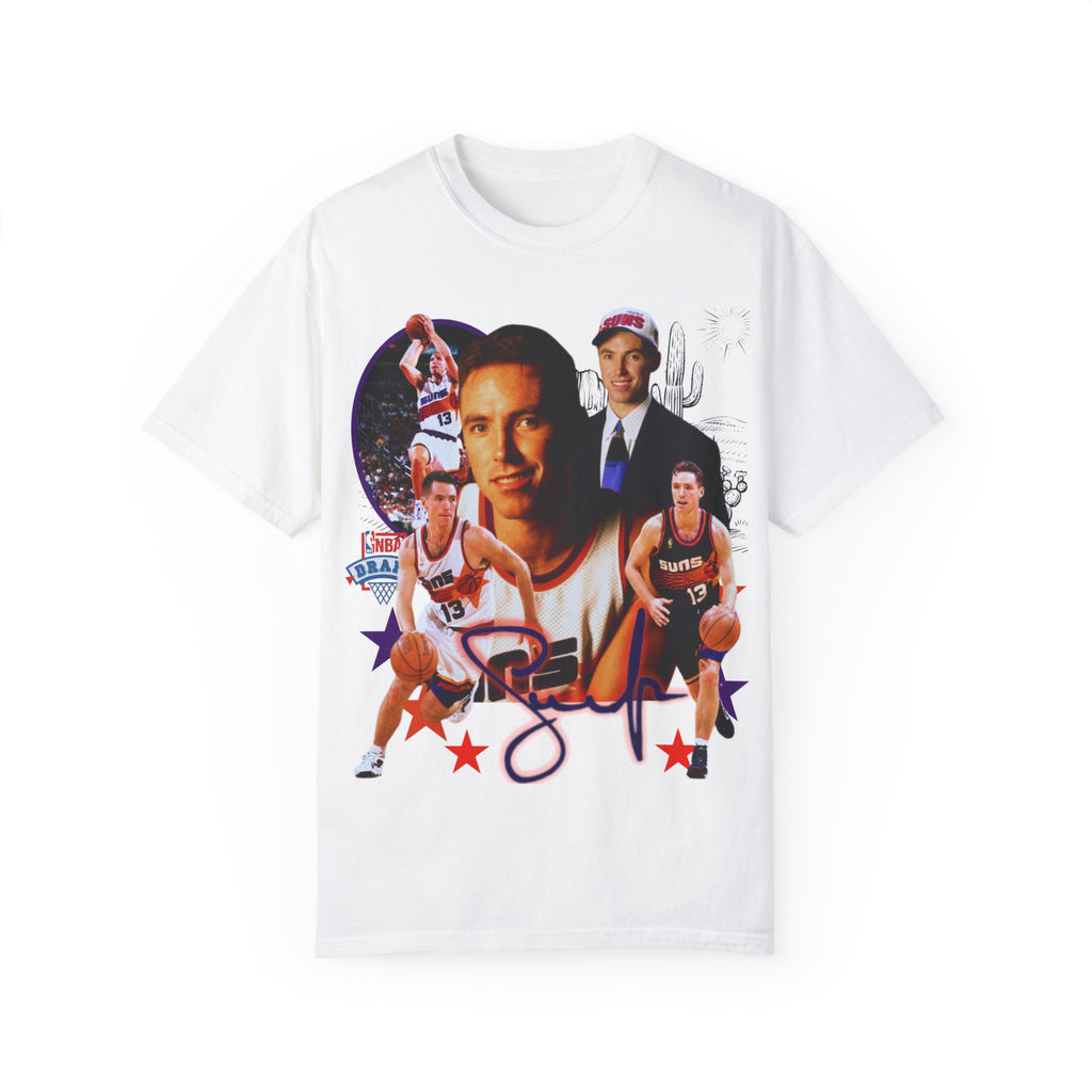 All White Steve Nash T-Shirt 