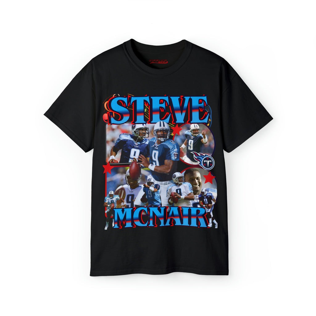 All Black Steve McNair Titans T Shirt