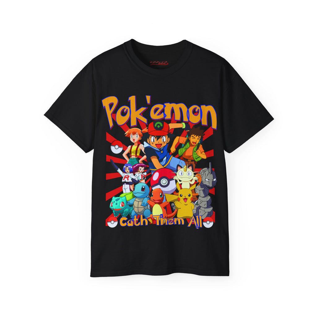 All Black Pokemon T Shirt