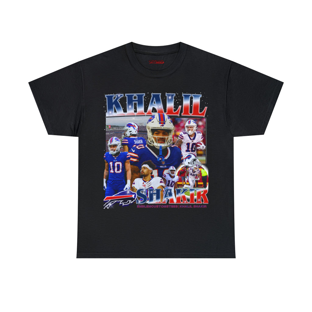 All Black Khalil Shakir Football T-Shirt 