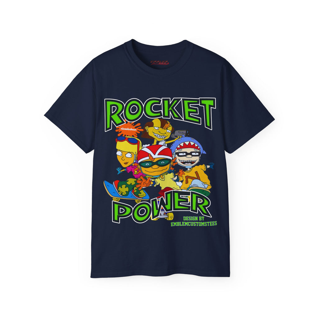 Dark Navy Blue Rocket Power Graphic Tee 