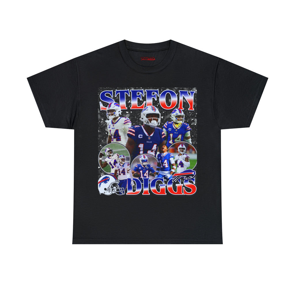 All Black Stefon Diggs Football T-Shirt 