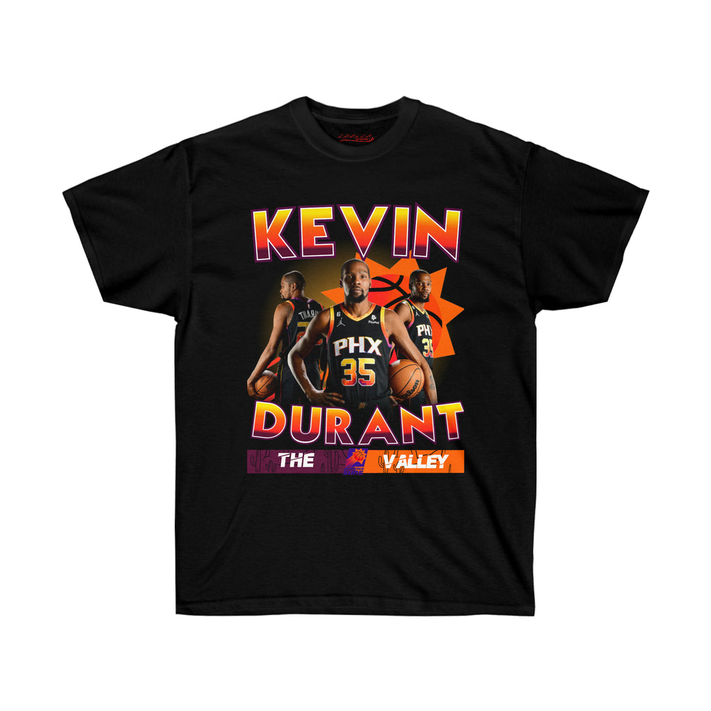 All Black Kevin Durant Phoenix Sun T-Shirt  