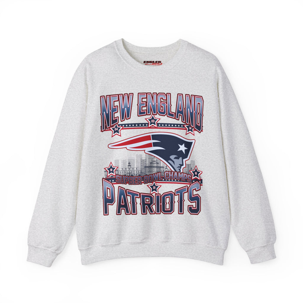 Ash Grey  New England Patriots Sweatshirt