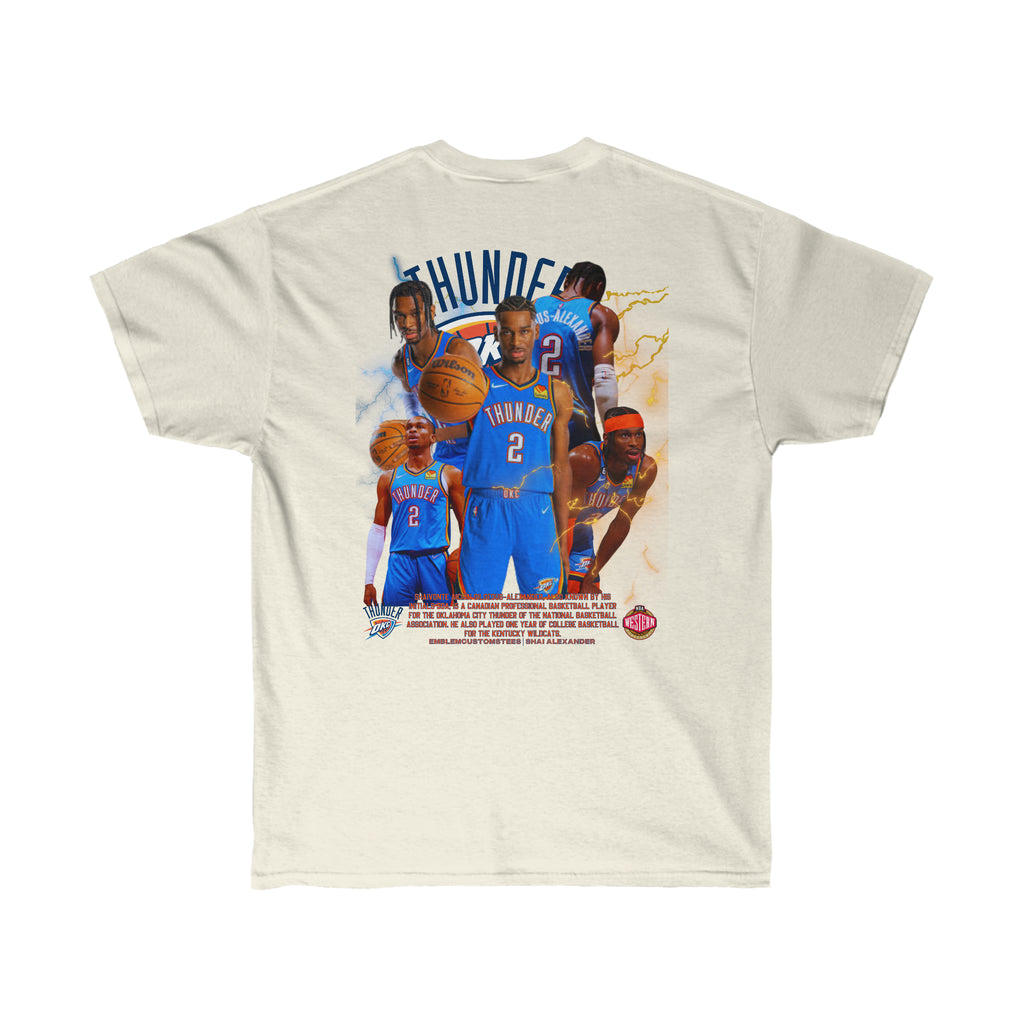 Backside Natural Shai Gilgeous Alexander T-Shirt