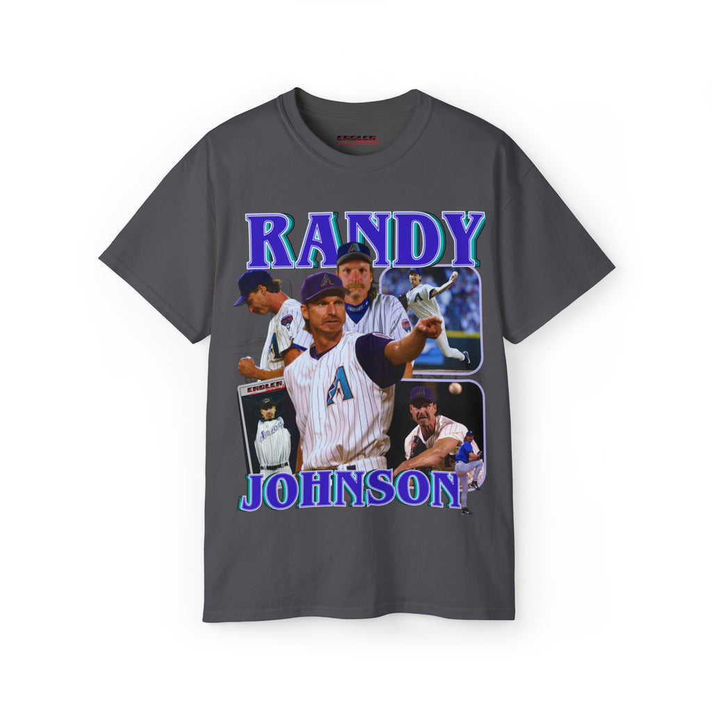 Charcoal Grey Randy Johnson Diamondbacks T Shirt 