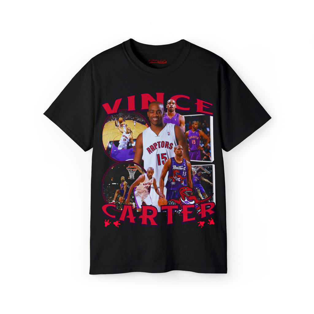 All Black Vince Carter Basketball T Shirt