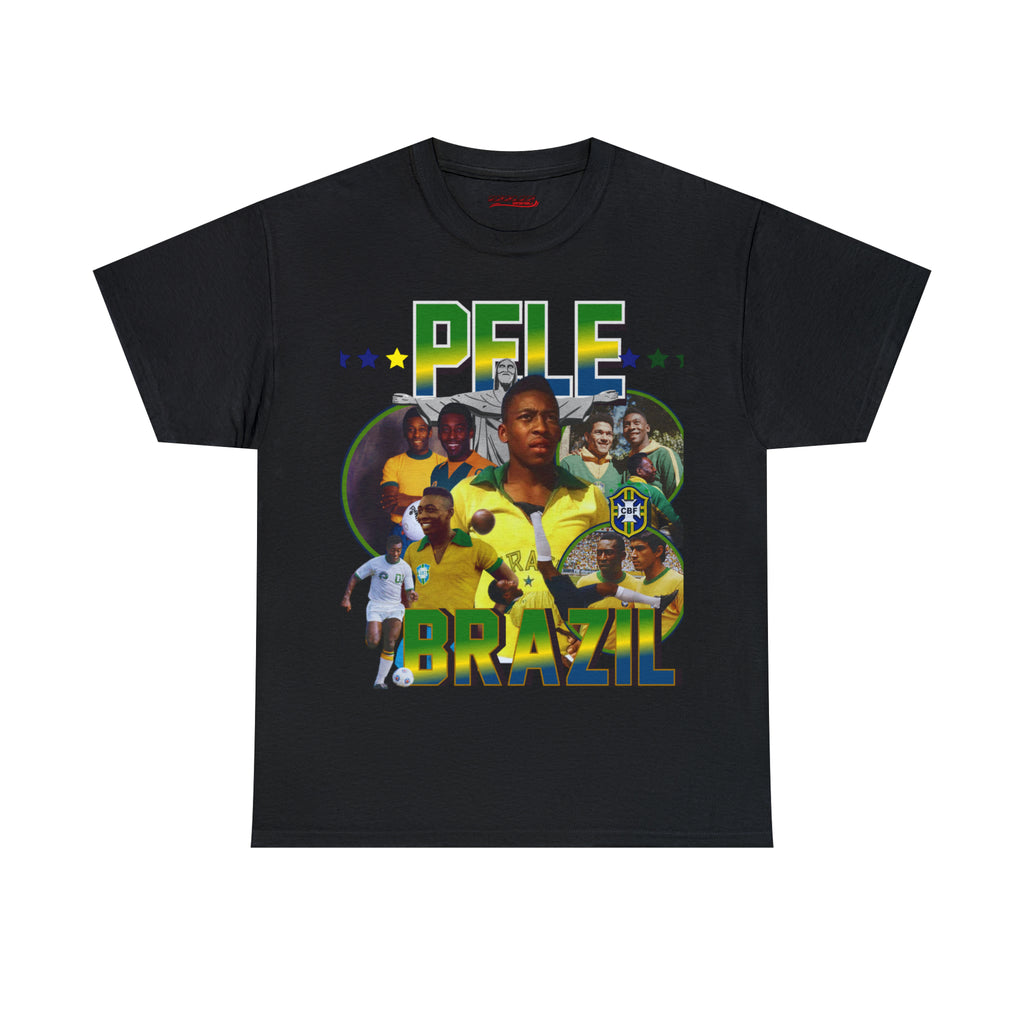 All Black Pele' Soccer T Shirt 