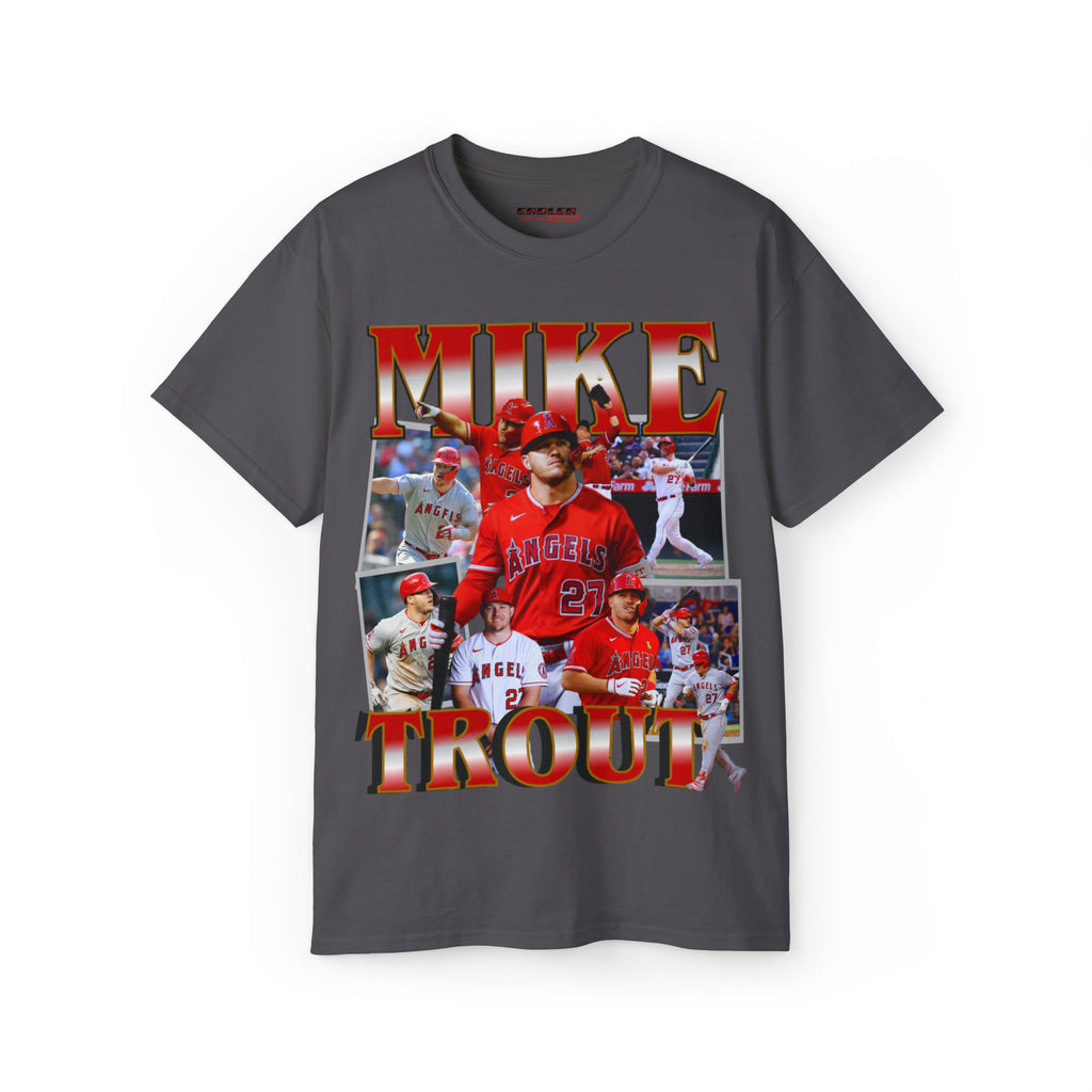 Charcoal Grey Mike Trout Angles T Shirt 