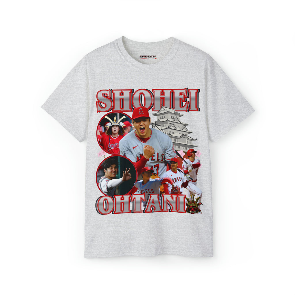 Ash Grey Shohei Ohtani Angels T Shirt