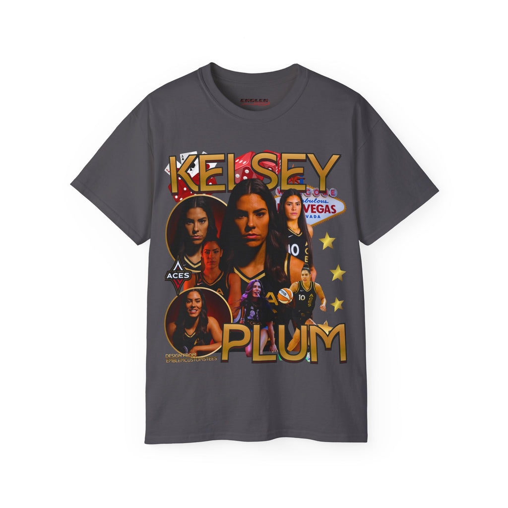 CHARCOAL GREY KESLEY PLUM GRAPHIC T-SHIRT