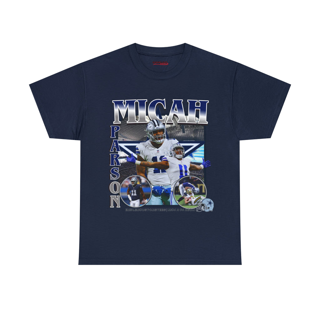 Navy Blue Micah Parson Football T-Shirt 