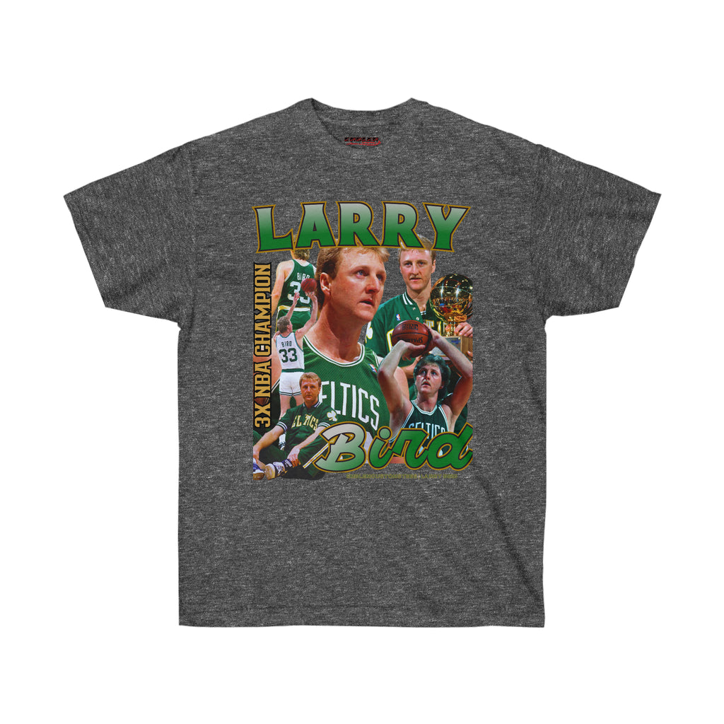 Heather Grey Larry Bird T-Shirt