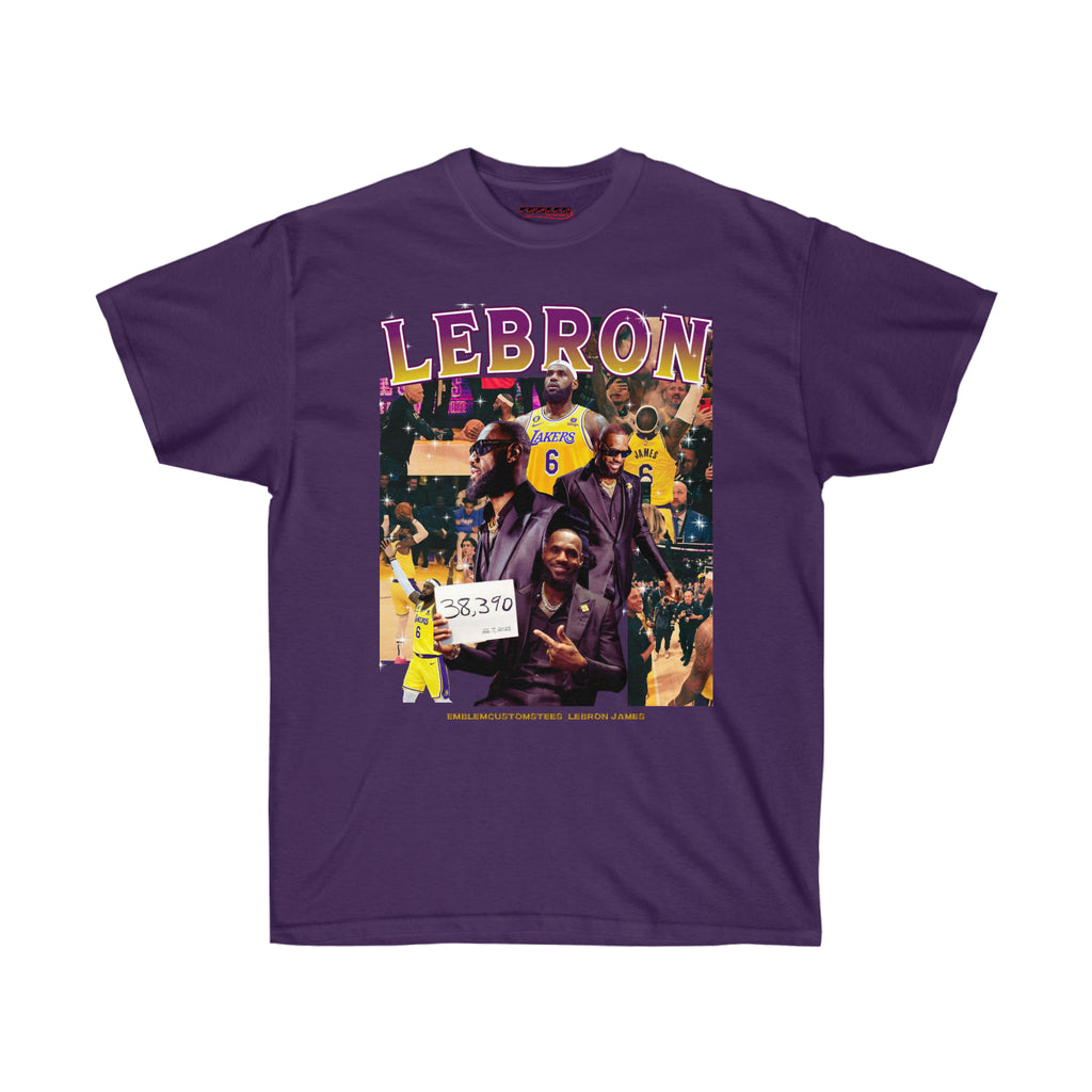 Purple Lebron James T-Shirt 