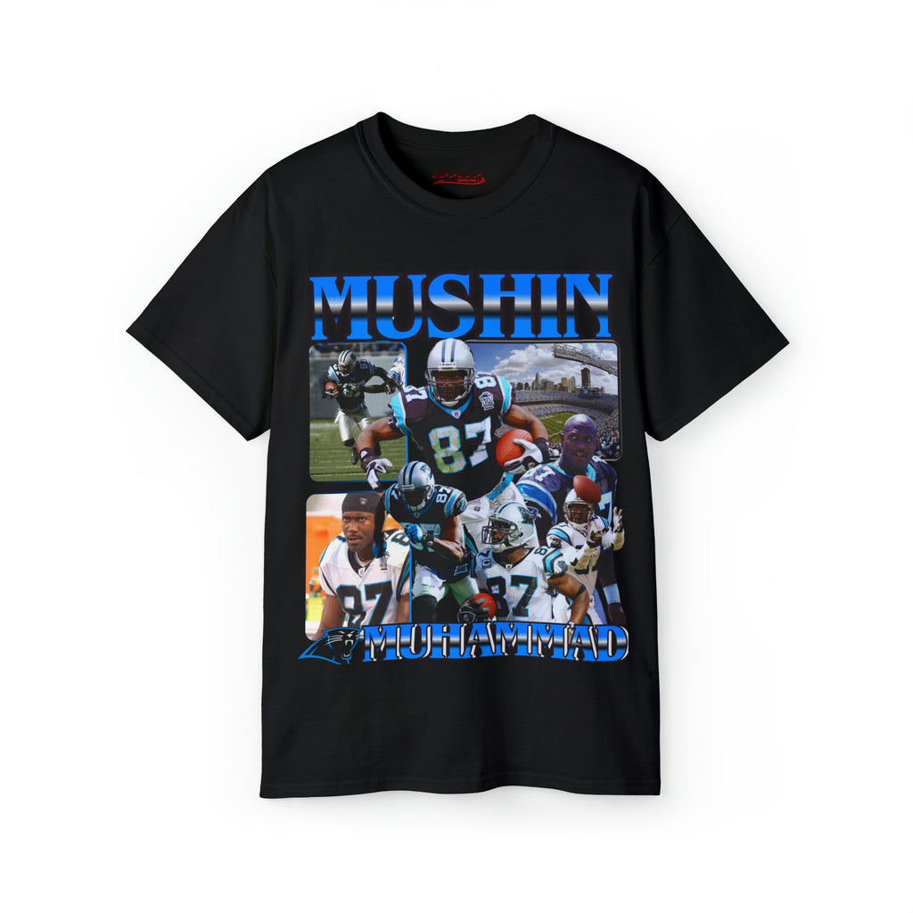 All Black Mushin Muhammad Panthers T Shirt 