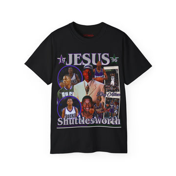 All Black Ray Allen Jesus Shuttlesworth T-Shirt