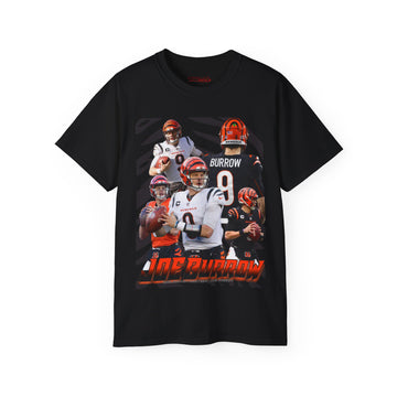 All Black Joe Burrow Bengals T-Shirt 