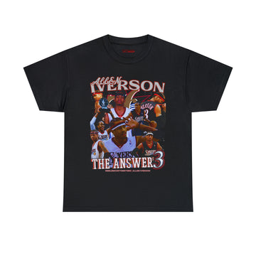 All Black Allen Iverson T-Shirt 