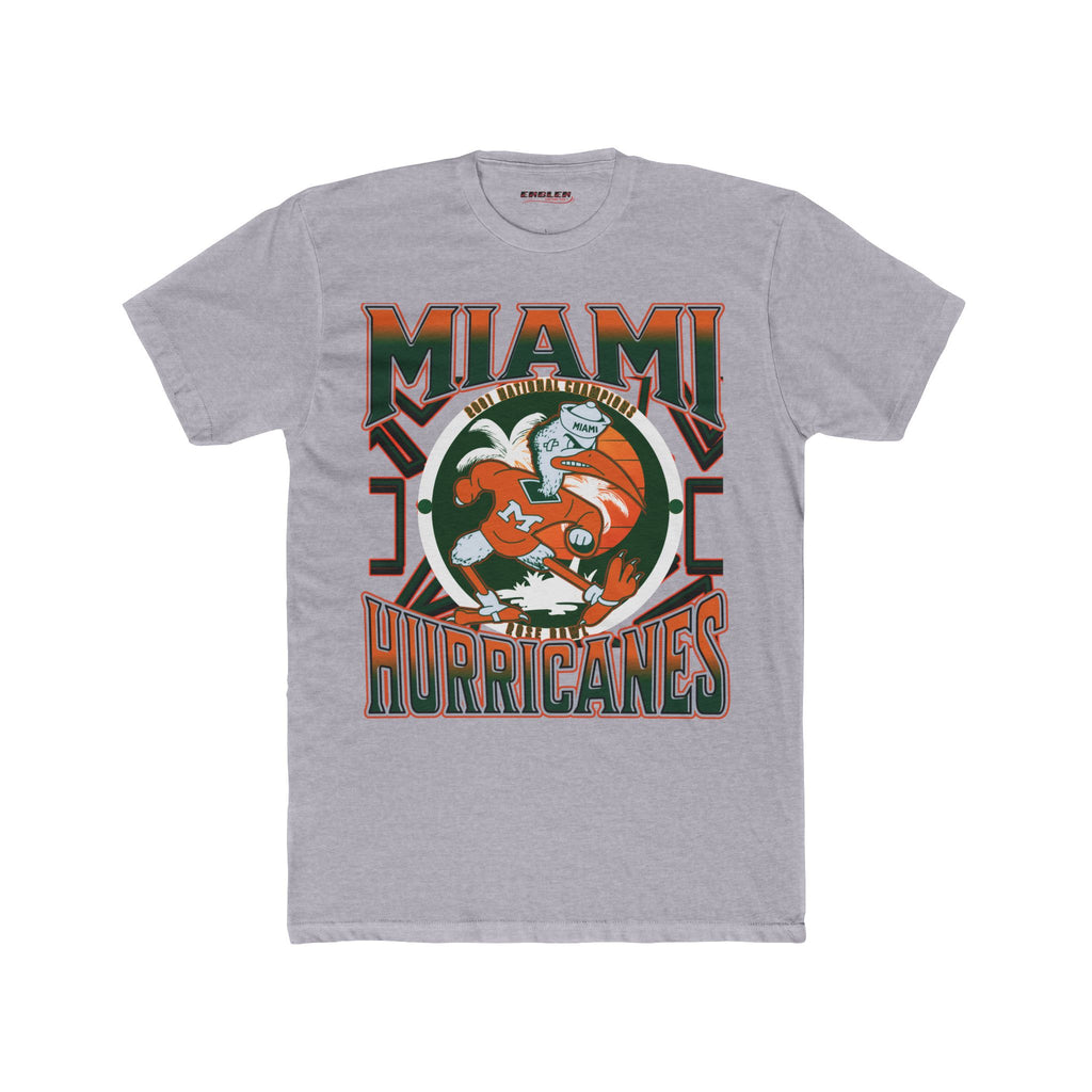 Heather Grey Miami Hurricanes T Shirt 